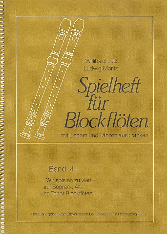 Spielheft für Blockflöten Band 4