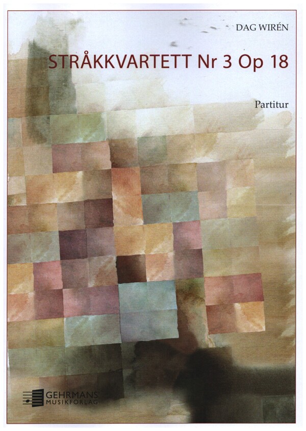Strakkvartett nr.3 op.18&nbsp;&nbsp;&nbsp;&nbsp;study score