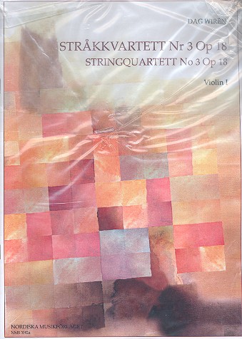 Strakkvartet no.3 op.18&nbsp;&nbsp;&nbsp;&nbsp;parts