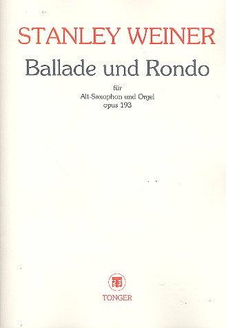 Ballade und Rondo op.193  für Altsaxophon und Orgel  