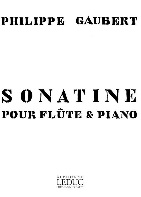 Sonatine  pour flûte et piano  