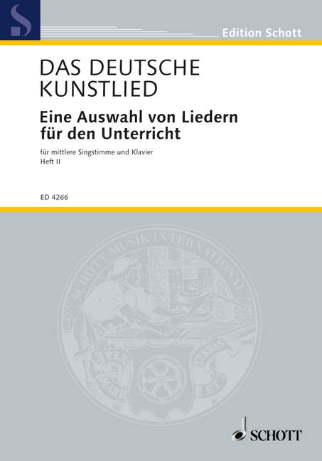 Das deutsche Kunstlied Band 2 (dt)&nbsp;&nbsp;für mittlere Stimme und Klavier&nbsp;&nbsp;