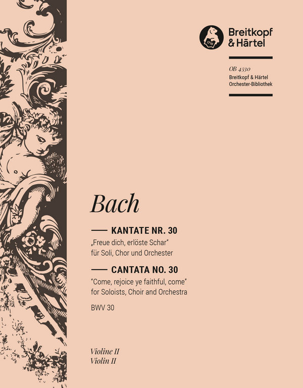 Freue dich erlöste Schar&nbsp;&nbsp;Kantate Nr.30 BWV30&nbsp;&nbsp;Violine 2