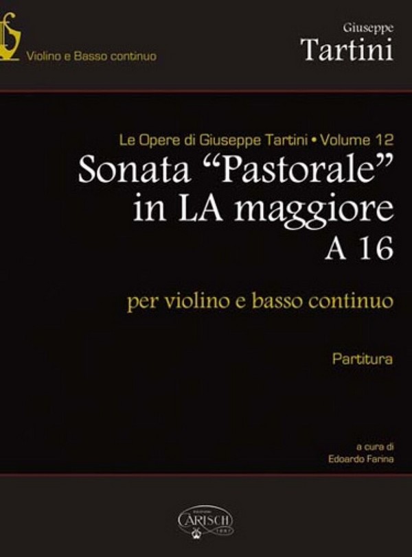 Sonata pastorale la maggiore&nbsp;&nbsp;per violino e bc&nbsp;&nbsp;
