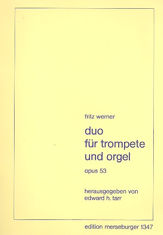 Duo op.53&nbsp;&nbsp;für Trompete und Orgel&nbsp;&nbsp;