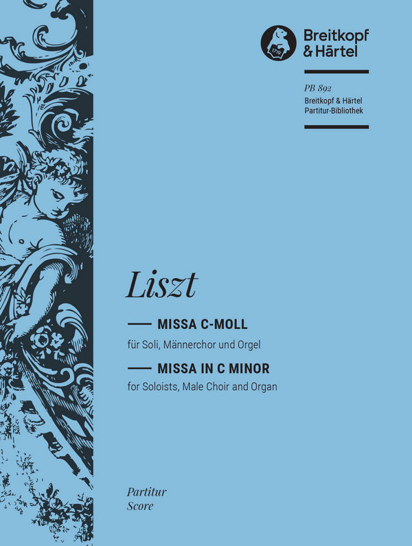 Missa c-Moll&nbsp;&nbsp;für Männerchor und Orgel&nbsp;&nbsp;Partitur (la)