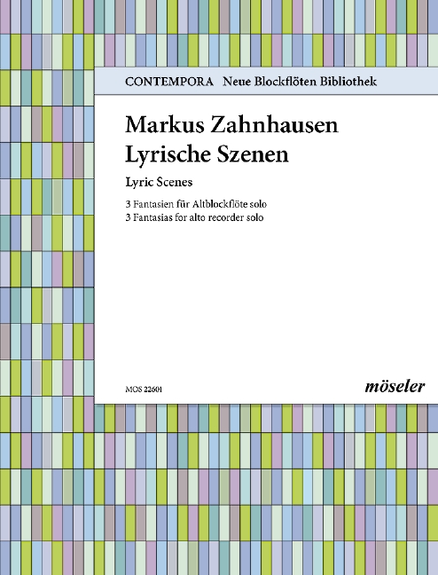 Lyrische Szenen - 3 Fantasien&nbsp;&nbsp;für Altblockflöte solo&nbsp;&nbsp;