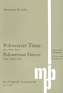 Polowetzer Tänze aus Fürst Igor  für Orchester  Studienpartitur