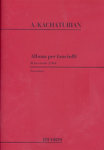 Kinderalbum (1964) Band 1&nbsp;&nbsp;für Klavier&nbsp;&nbsp;