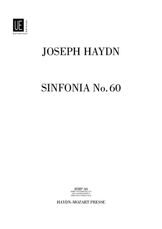 SINFONIE C-DUR NR.60 HOB.I:60 FUER&nbsp;&nbsp;ORCHESTER,  HARMONIESTIMMEN&nbsp;&nbsp;IL DISTRATTO