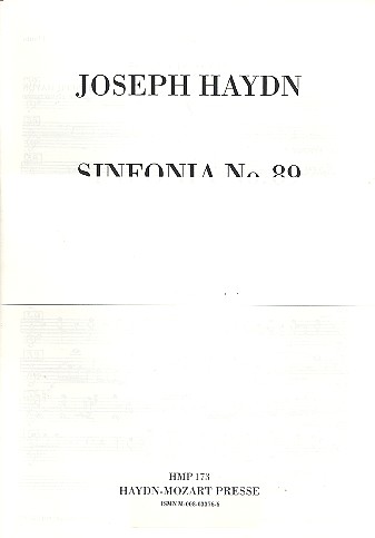 SINFONIE NR. 89 F-DUR FUER ORCHE-&nbsp;&nbsp;STER, H. I:89&nbsp;&nbsp;12STIMMEN