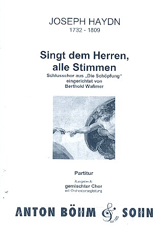 Singt dem Herren alle Stimmen&nbsp;&nbsp;für gem Chor und Orgel (Instrumente)&nbsp;&nbsp;Partitur
