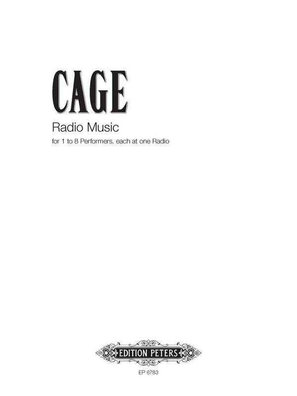 Radio Music  for solo or ensemble up to 8 performers, one playing radio  Score