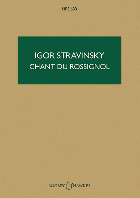 Le Chant du Rossignol HPS 633&nbsp;&nbsp;für Orchester&nbsp;&nbsp;Studienpartitur