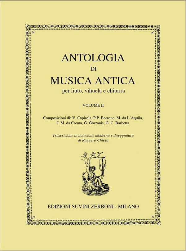 Antologia di musica antica vol.2  per chitarra  