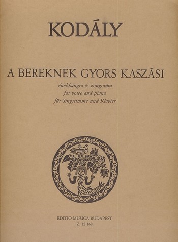 A Bereknek Gyors Kaszasi Himfy  Lied nach Gedichten von Kisfaludy  für Singstimme und Klavier (un)