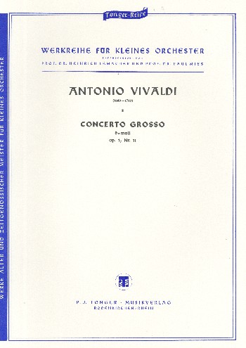 Concerto grosso d-Moll op.3,11    Partitur