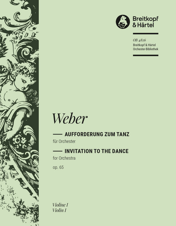 Aufforderung zum Tanz op.65  für Orchester  Violine 1