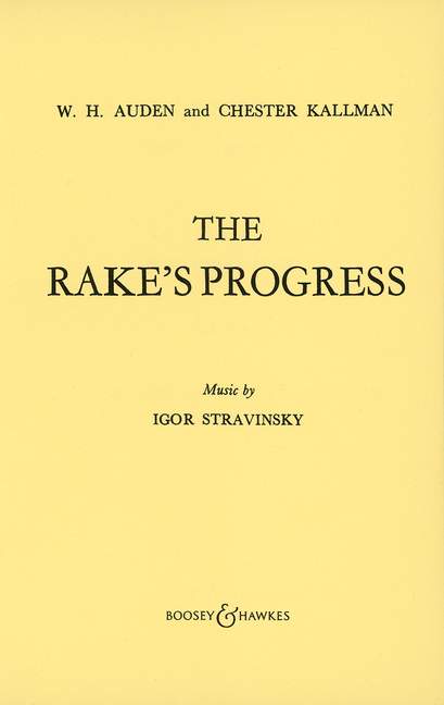 Der Wüstling (The Rake's Progress)&nbsp;&nbsp;&nbsp;&nbsp;Textbuch/Libretto