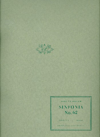 Sinfonie D-Dur Nr.62 Hob.I:62&nbsp;&nbsp;für Orchester&nbsp;&nbsp;Partitur