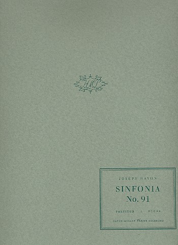 Sinfonie Es-Dur Nr. 91 Hob.I:91&nbsp;&nbsp;für Orchester&nbsp;&nbsp;Partitur