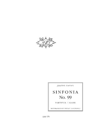 Sinfonie Es-Dur Nr.99 Hob.I:99&nbsp;&nbsp;für Orchester&nbsp;&nbsp;Partitur