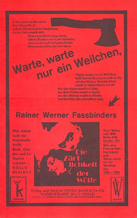 Warte, warte nur ein Weilchen  und  Was eine Frau im Frühling träumt  für Salonorchester  Stimmen