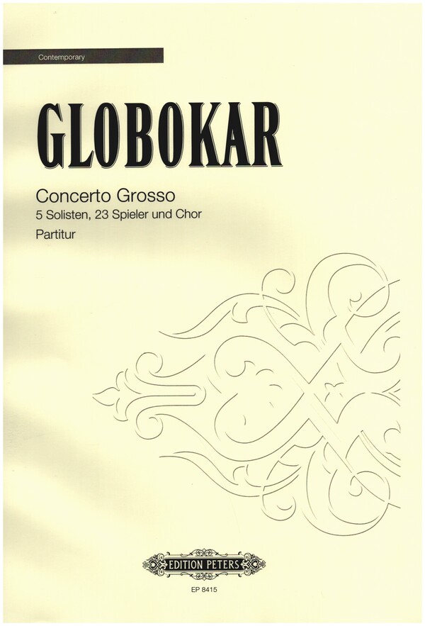 Concerto grosso  für 5 Solisten, 23 Spieler und Chor  Studienpartitur (Grossformat)