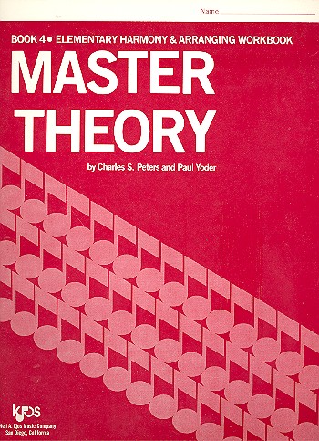 Master Theory vol.4&nbsp;&nbsp;Elementary Harmony and Arranging Workbook&nbsp;&nbsp;