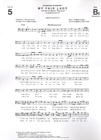 Ascot Gavotte&nbsp;&nbsp;für Männerchor und Klavier&nbsp;&nbsp;Bass 2