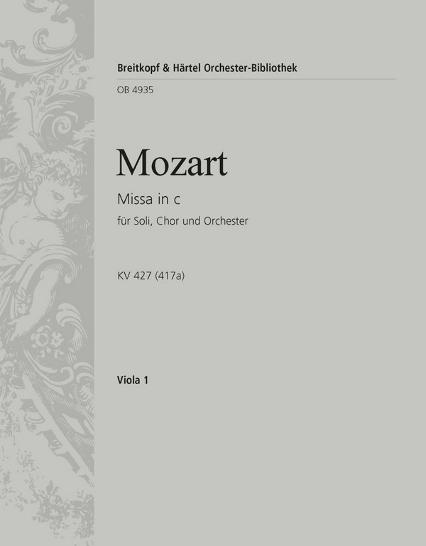 Messe c-Moll KV427&nbsp;&nbsp;für Soli, Chor und Orchester&nbsp;&nbsp;Viola