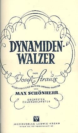 Dynamiden-Walzer:  für Salonorchester  