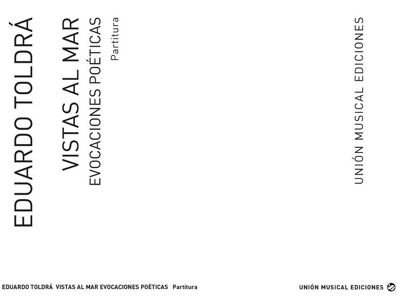 Vistas al mar para orquesta de  cuerda  partitura