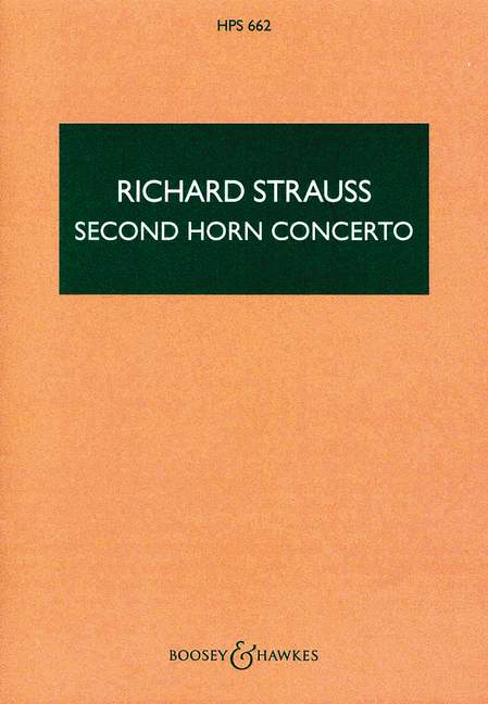 Concerto e flat major no.2&nbsp;&nbsp;for horn and orchestra&nbsp;&nbsp;study score