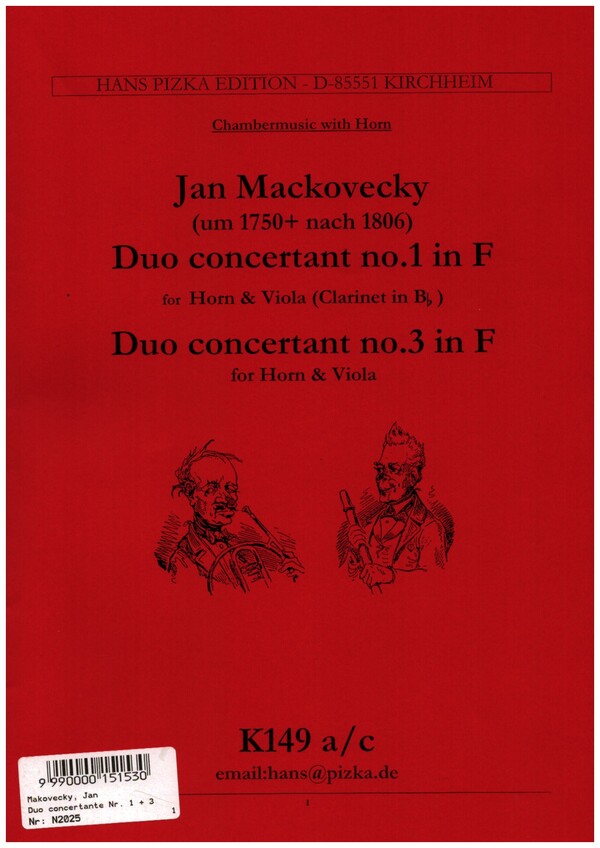 Duo concertant F-Dur Nr.1 - Duo concertant F-Dur Nr.3