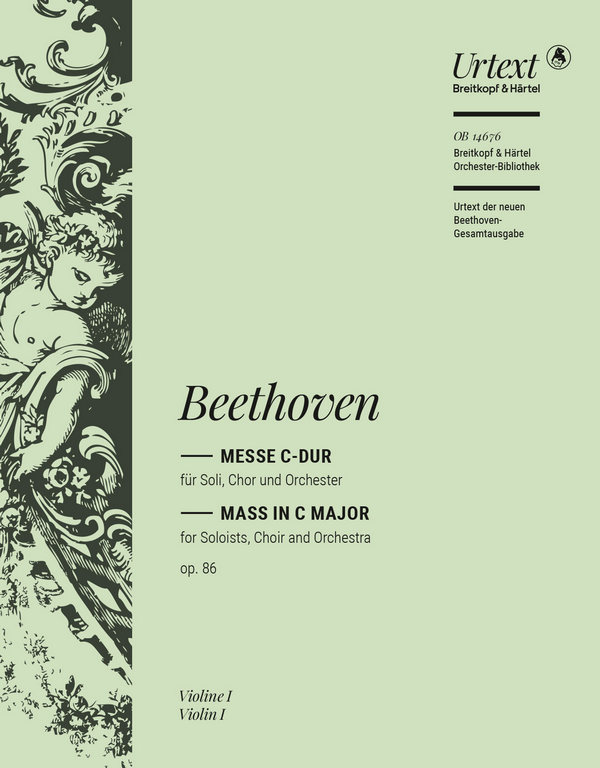 Messe C-Dur op.86&nbsp;&nbsp;für Soli, Chor und Orchester&nbsp;&nbsp;Violine 1