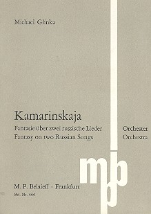 Kamarinskaja - Fantasie  für Orchester  Studienpartitur