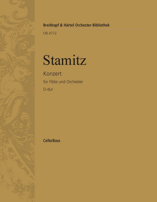 Konzert D-Dur&nbsp;&nbsp;für Flöte und Orchester&nbsp;&nbsp;Violoncello / Kontrabass