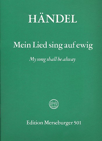 Mein Lied sing auf ewig Psalm 89&nbsp;&nbsp;für gem Chor (STB) und Orchester&nbsp;&nbsp;Partitur (dt/en)