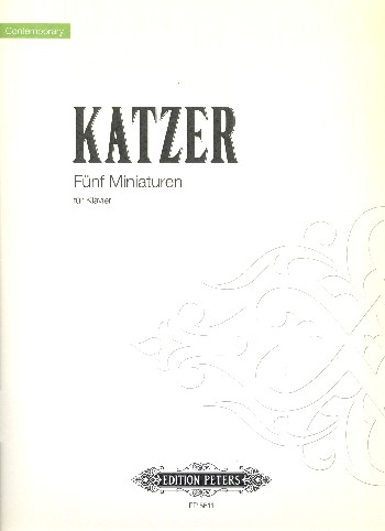 5 Miniaturen  für Klavier  
