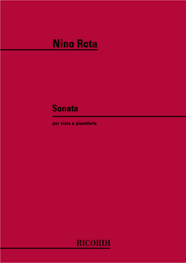 Sonata per viola  e pianoforte (1933/34)  