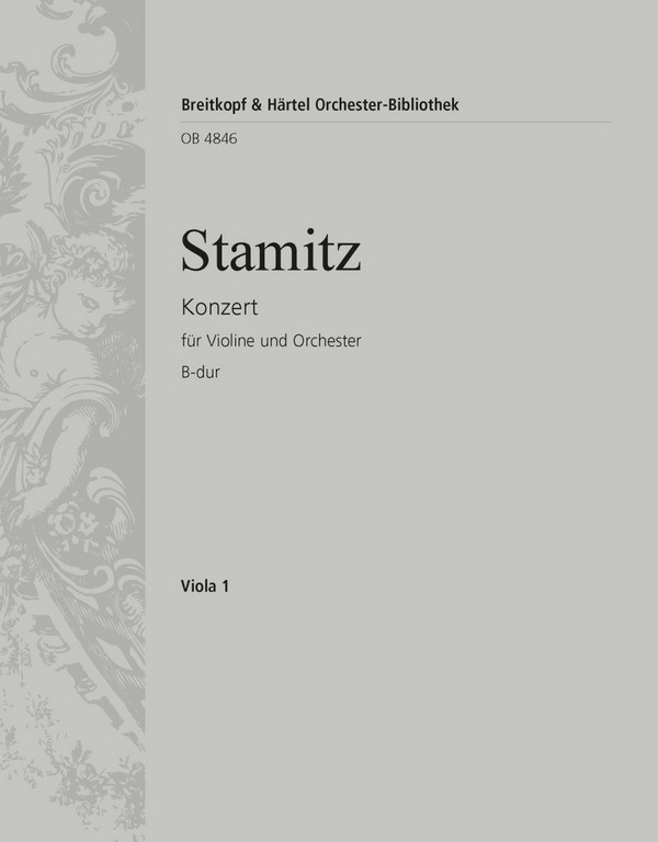 Concerto B-Dur  für Violine und Orchester  Viola