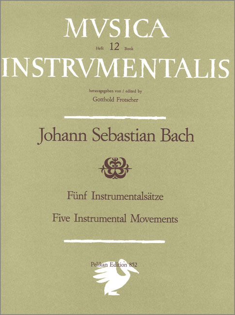 5 Instrumentalsätze    Partitur