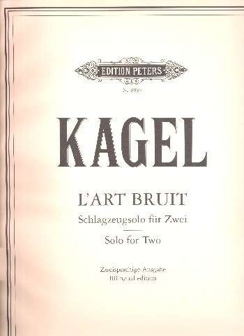 l'Art bruit (dt/en)&nbsp;&nbsp;Schlagzeugsolo für 2&nbsp;&nbsp;