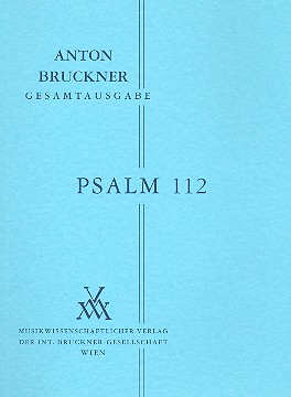 Psalm 112  für Doppelchor und Orchester  Studienpartitur