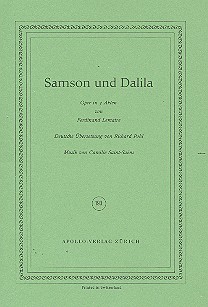 Samson und Dalila&nbsp;&nbsp;&nbsp;&nbsp;Libretto (dt)