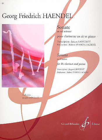 Sonate sol mineur pour clarinette&nbsp;&nbsp;et piano&nbsp;&nbsp;