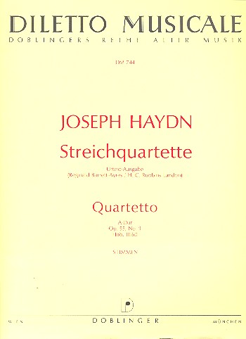 Streichquartett A-Dur op.55,1&nbsp;&nbsp;Hob.III:60,  Stimmen&nbsp;&nbsp;