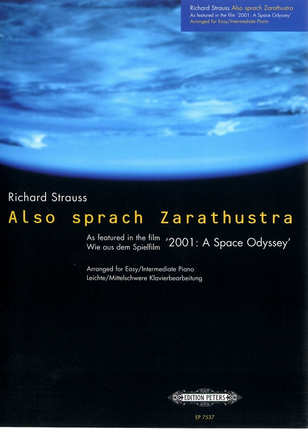 Also sprach Zarathustra aus '2001: A Space Odyssey'&nbsp;&nbsp;für Klavier (leicht / mittelschwer)&nbsp;&nbsp;