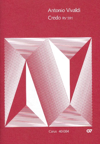 Credo RV591 für gem Chor und&nbsp;&nbsp;Orchester&nbsp;&nbsp;Partitur (dt/en)